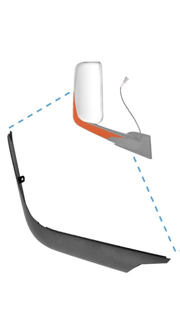 RIGHT/PASS SIDE Mirror Arm Cover Door Freightliner Cascadia 2018-2021 SP8630B-R