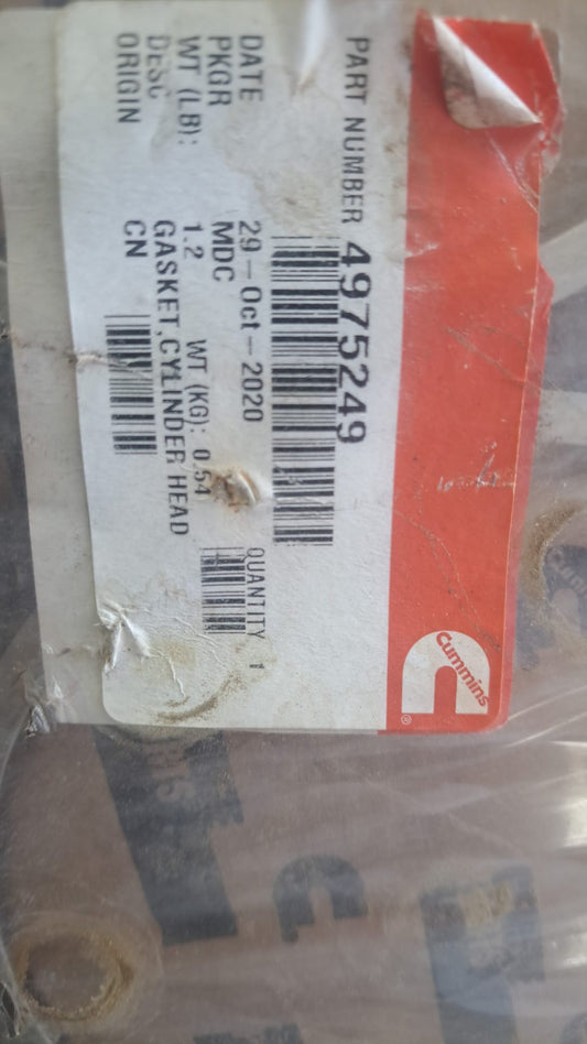 CUMMINS CYLINDER HEAD GASKET 4975249