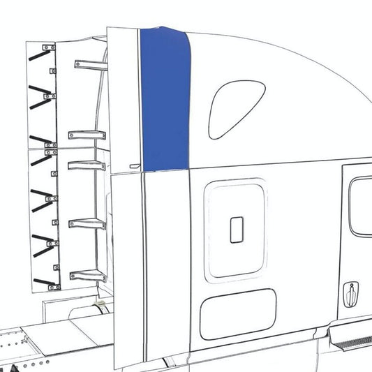 USED UPPER CAB EXTENDER RH CASCADIA, WHITE A2267507001