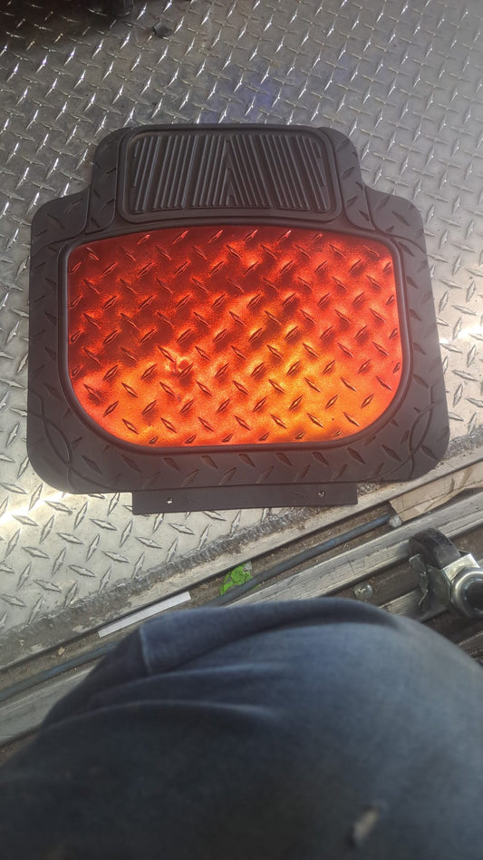 FLOORMATS 4PC BLACK/RED F11315RED