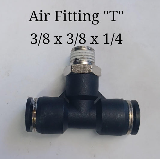 Air Fitting T 3/8 x 3/8 x 1/4