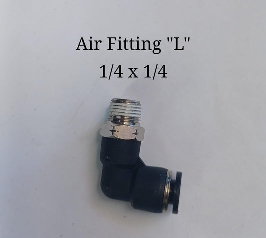 Air Fitting L 1/4 x 1/4