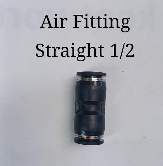 Air Fitting Straight 1/2